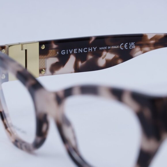 🕶️ New Givenchy GV50059I 055 Eyeglasses - Colored Havana Frame 52mm - Picture 8 of 10
